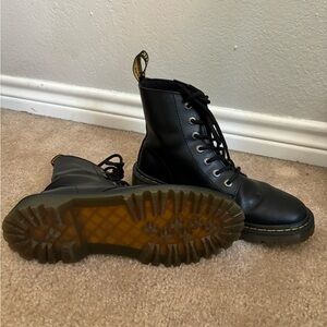 Black Doc Martens boots